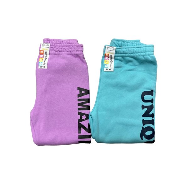 Garanimals Unique Turquoise and Amazing Purple Sweatpants Size 3T - Picture 1 of 3